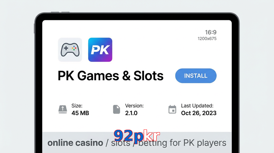 Game list for 92Pkr gameapk section