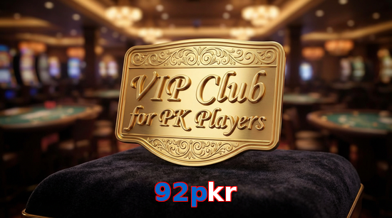 Main screen of 92Pkr vip page for PK players